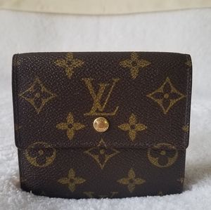 Monogram short lv wallet